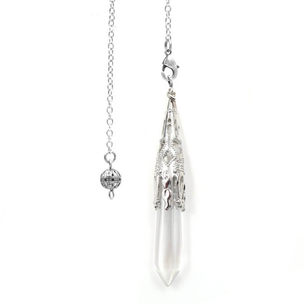 Rock Crystal Cone Divination Pendulum