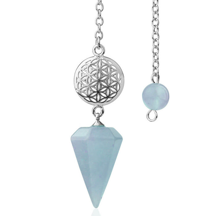 Flower of Life Opal Divination Pendulum