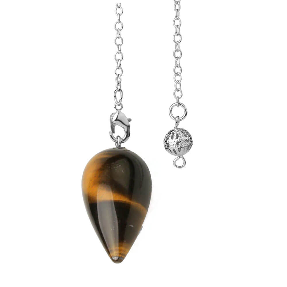Tiger Eye Drop Divination Pendulum