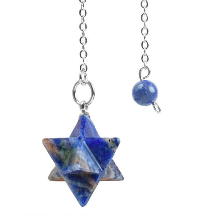 Lapis Lazuli Merkaba Divination Pendulum
