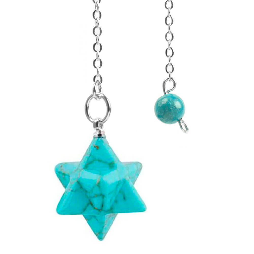 Turquoise Merkaba Divination Pendulum