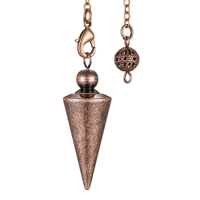 Bronze Metal Cone Divination Pendulum