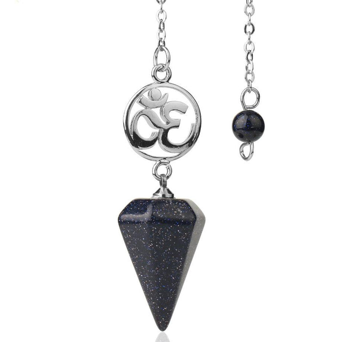 Blue Sand Aum Divination Pendulum