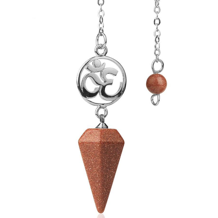 Red Sand Aum Divination Pendulum