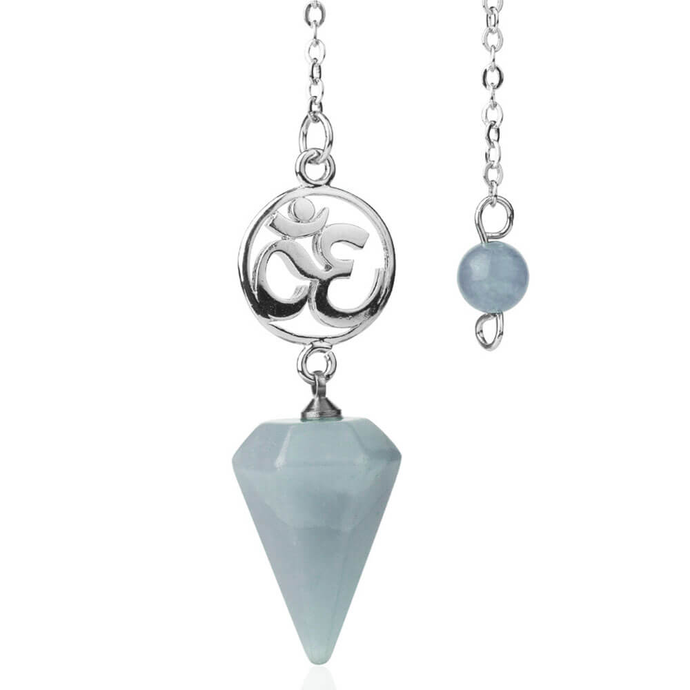 White Opal Aum Divination Pendulum