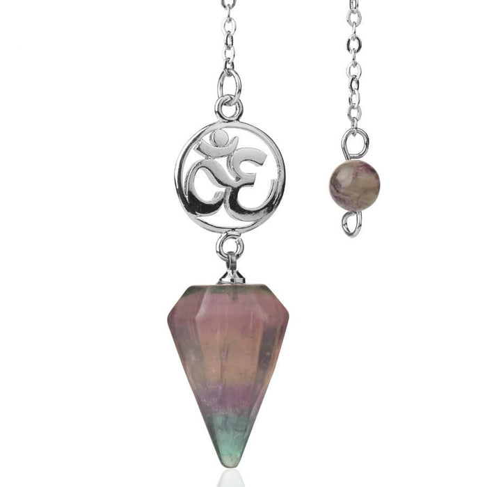 Fluorite Aum Divination Pendulum