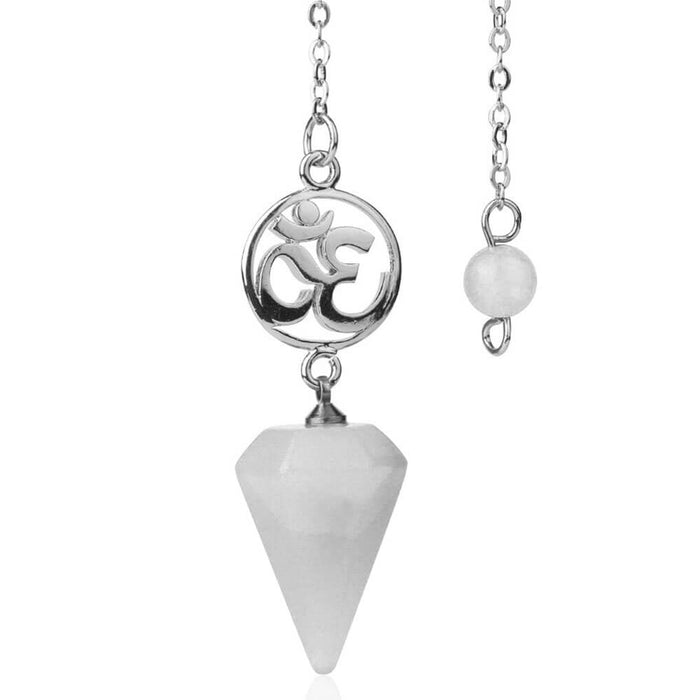 Rock Crystal Aum Divination Pendulum