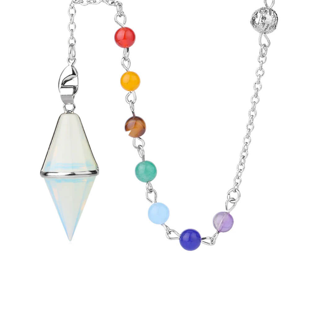 7 Chakras Opal Divination Pendulum