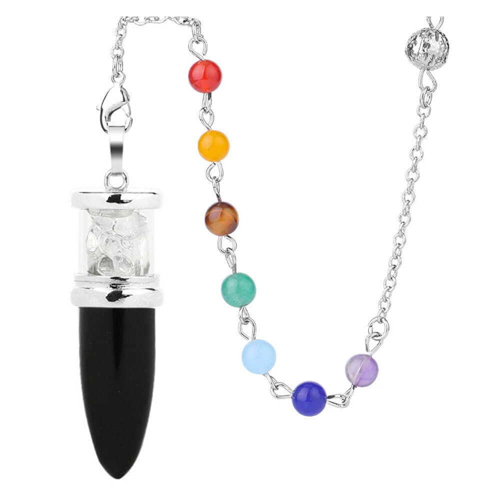 Black Obsidian Ball Divination Pendulum