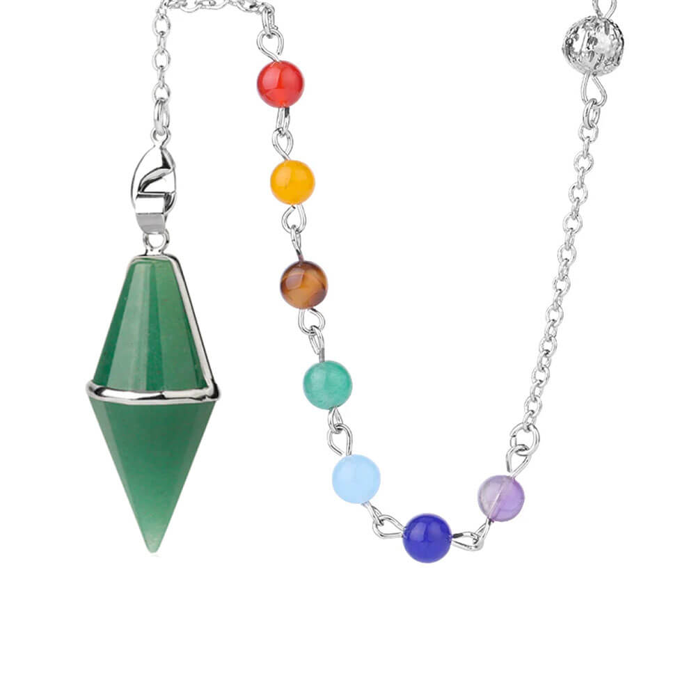 7 Chakras Aventurine Divination Pendulum