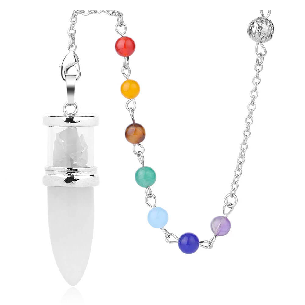 Rock Crystal Ball Divination Pendulum
