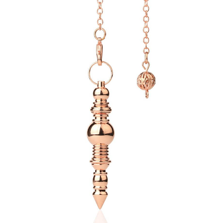 Rose Gold Metal Egyptian Divination Pendulum