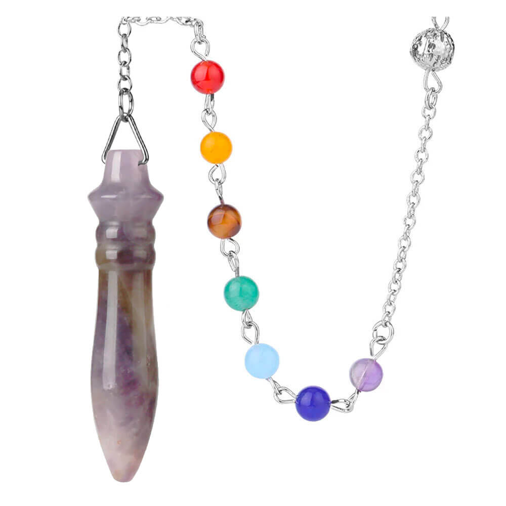 Amethyst Egyptian Chakra Divination Pendulum