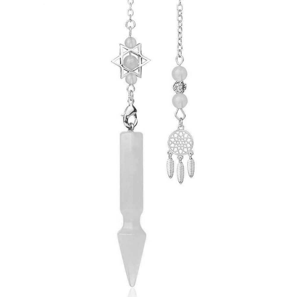 Rock Crystal Egyptian Divination Pendulum