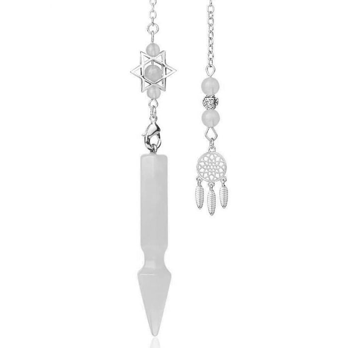 Rock Crystal Egyptian Divination Pendulum