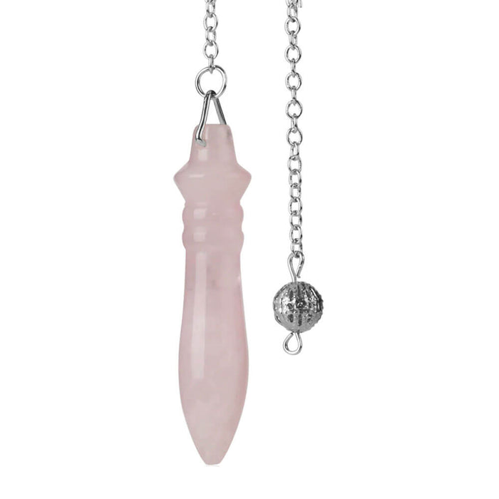 Pink Quartz Egyptian Thoth Divination Pendulum