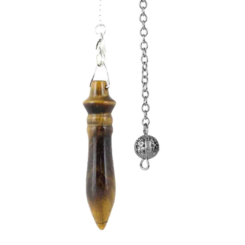 Tiger Eye Egyptian Thoth Divination Pendulum