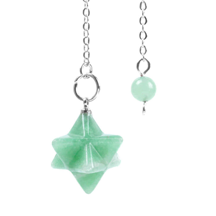 Green Aventurine Merkaba Divination Pendulum