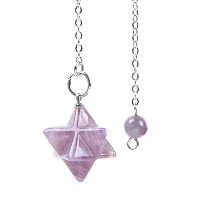 Amethyst Merkaba Divination Pendulum