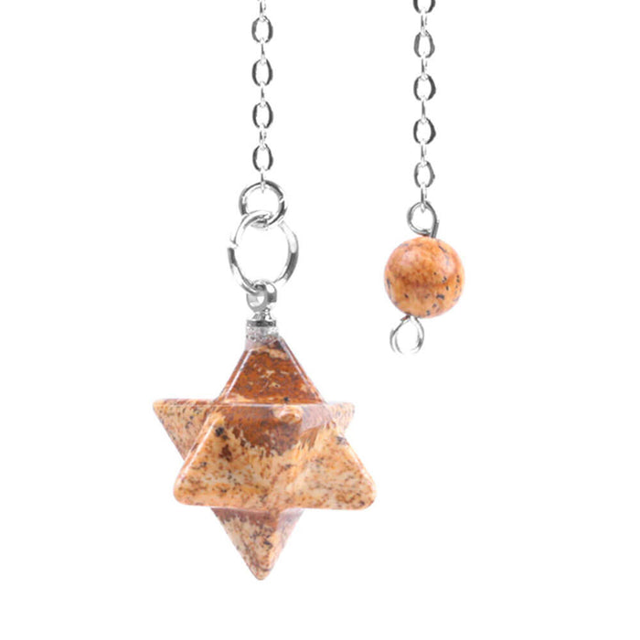 Brown Jasper Merkaba Divination Pendulum