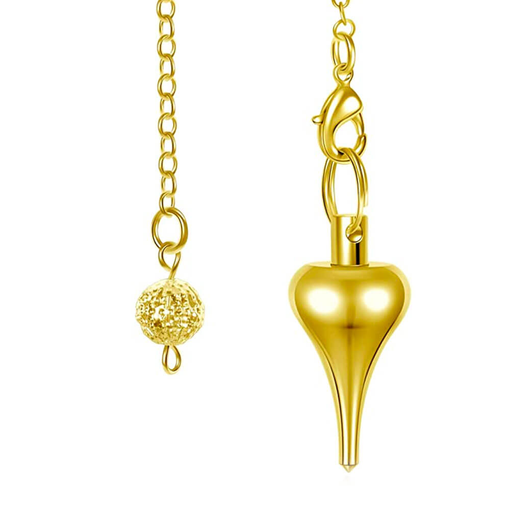 Gold Metal Drop Divination Pendulum