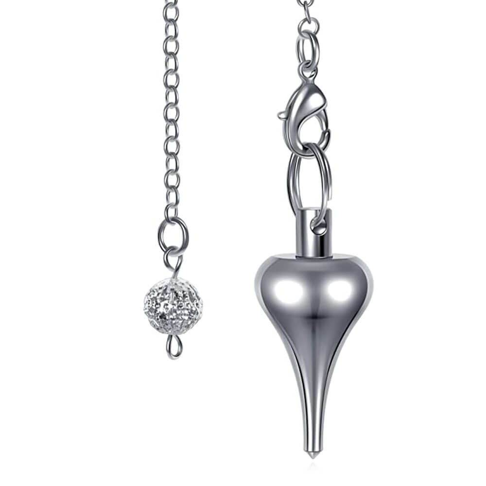 Silver Metal Drop Divination Pendulum