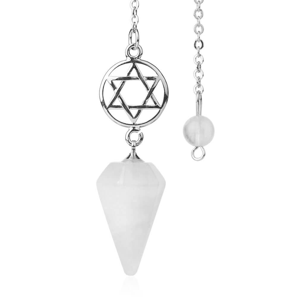 Rock Crystal Pentacle Divination Pendulum