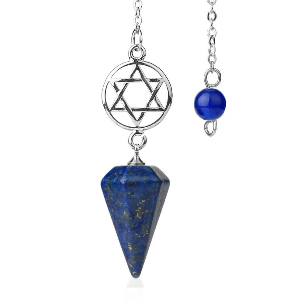 Lapis Lazuli Pentacle Divination Pendulum