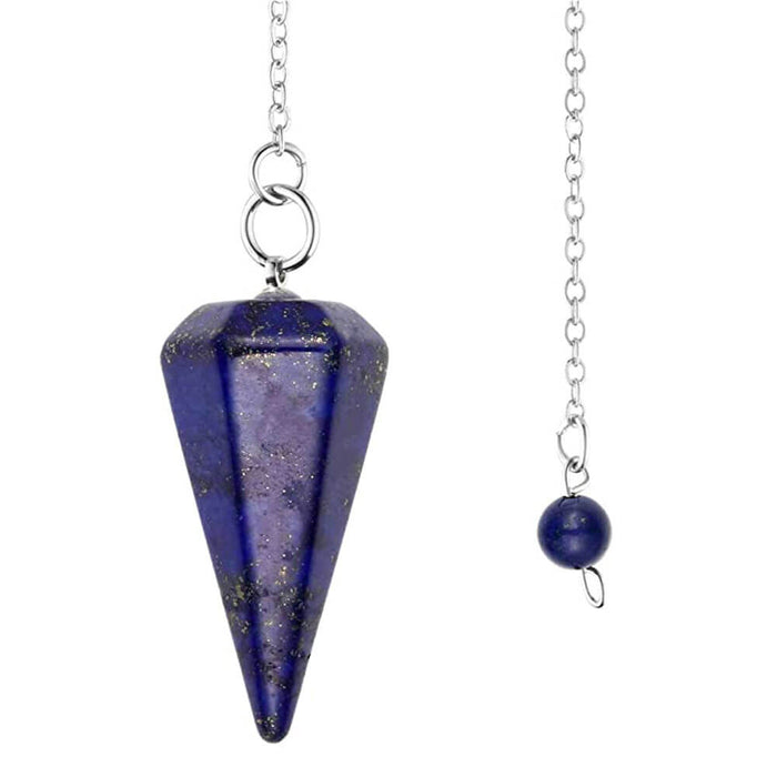 Hexagonal Lapis Lazuli Divination Pendulum
