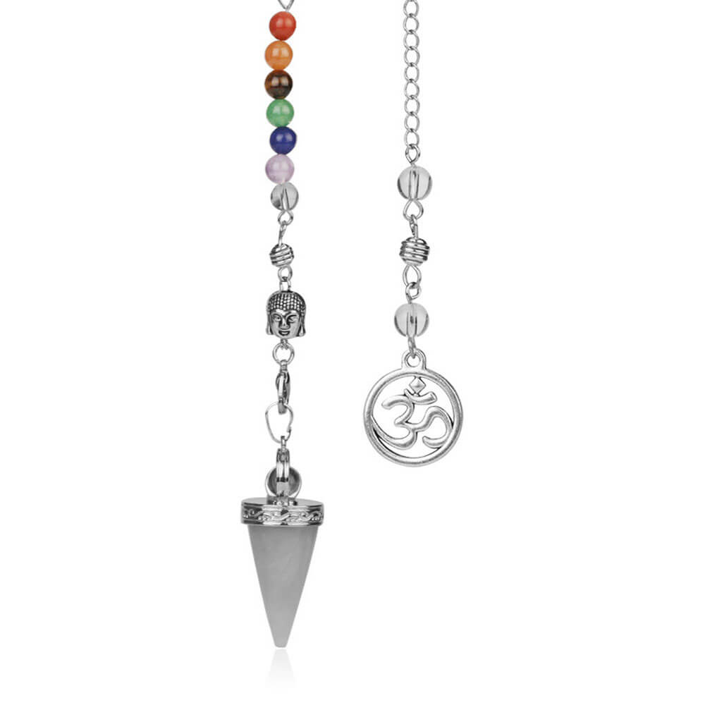 Rock Crystal Buddha Divination Pendulum