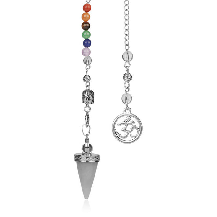 Rock Crystal Buddha Divination Pendulum
