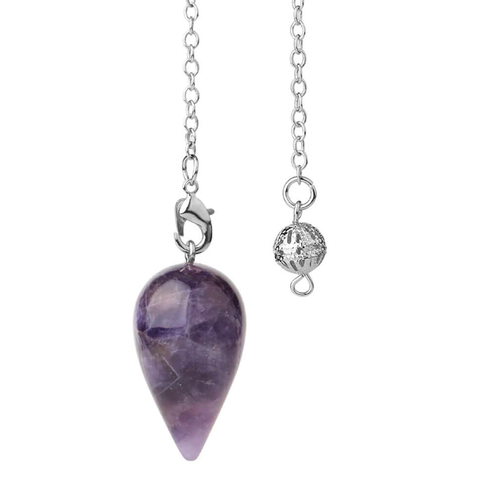 Amethyst Drop Divination Pendulum