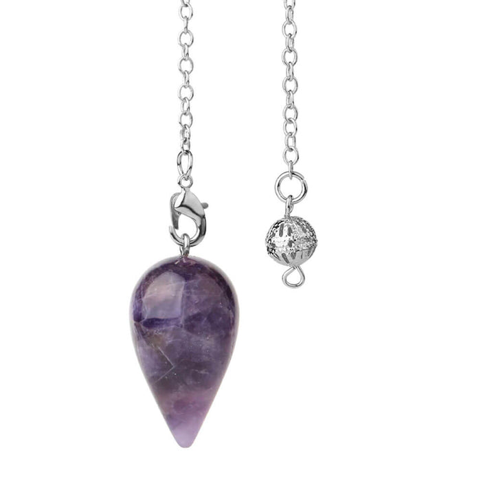 Amethyst Drop Divination Pendulum