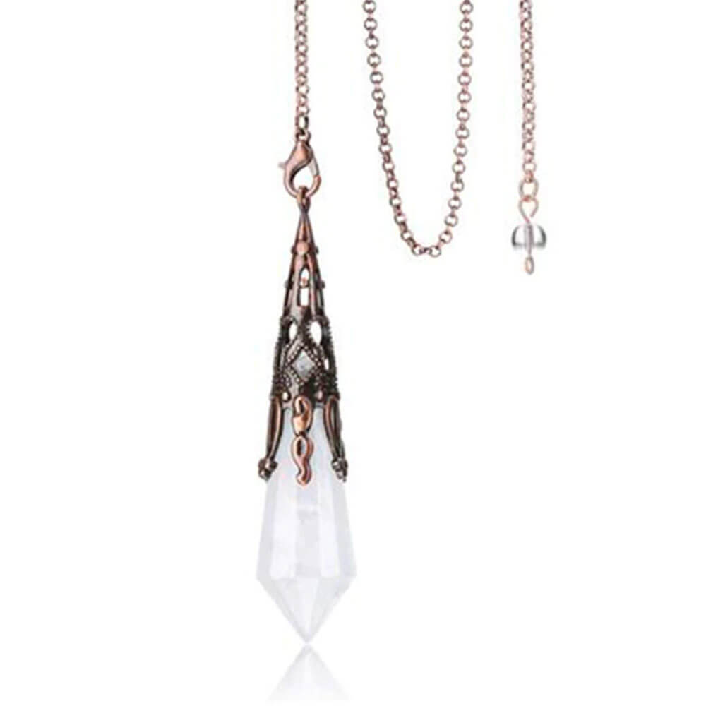Rock Crystal Cone Divination Pendulum II
