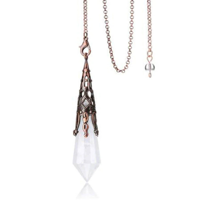 Rock Crystal Cone Divination Pendulum II