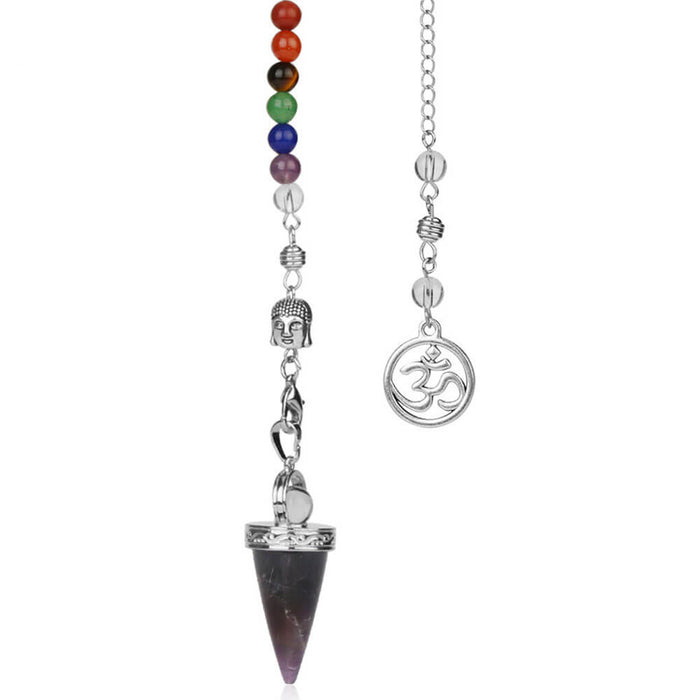 Amethyst Buddha Divination Pendulum
