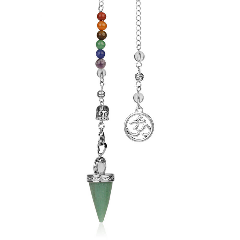 Green Aventurine Buddha Divination Pendulum