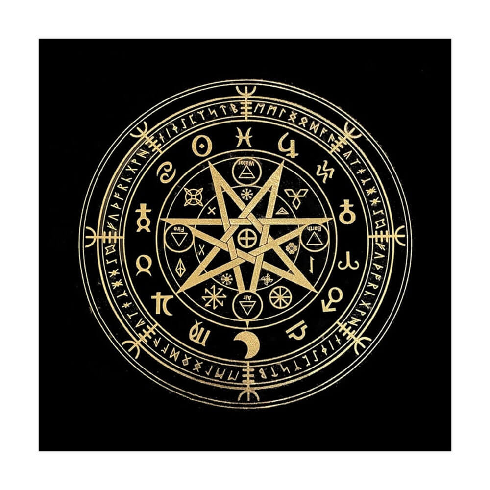Runes Zodiac Sign Tarot and Divination Mat