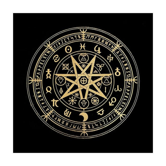 Runes Zodiac Sign Tarot and Divination Mat