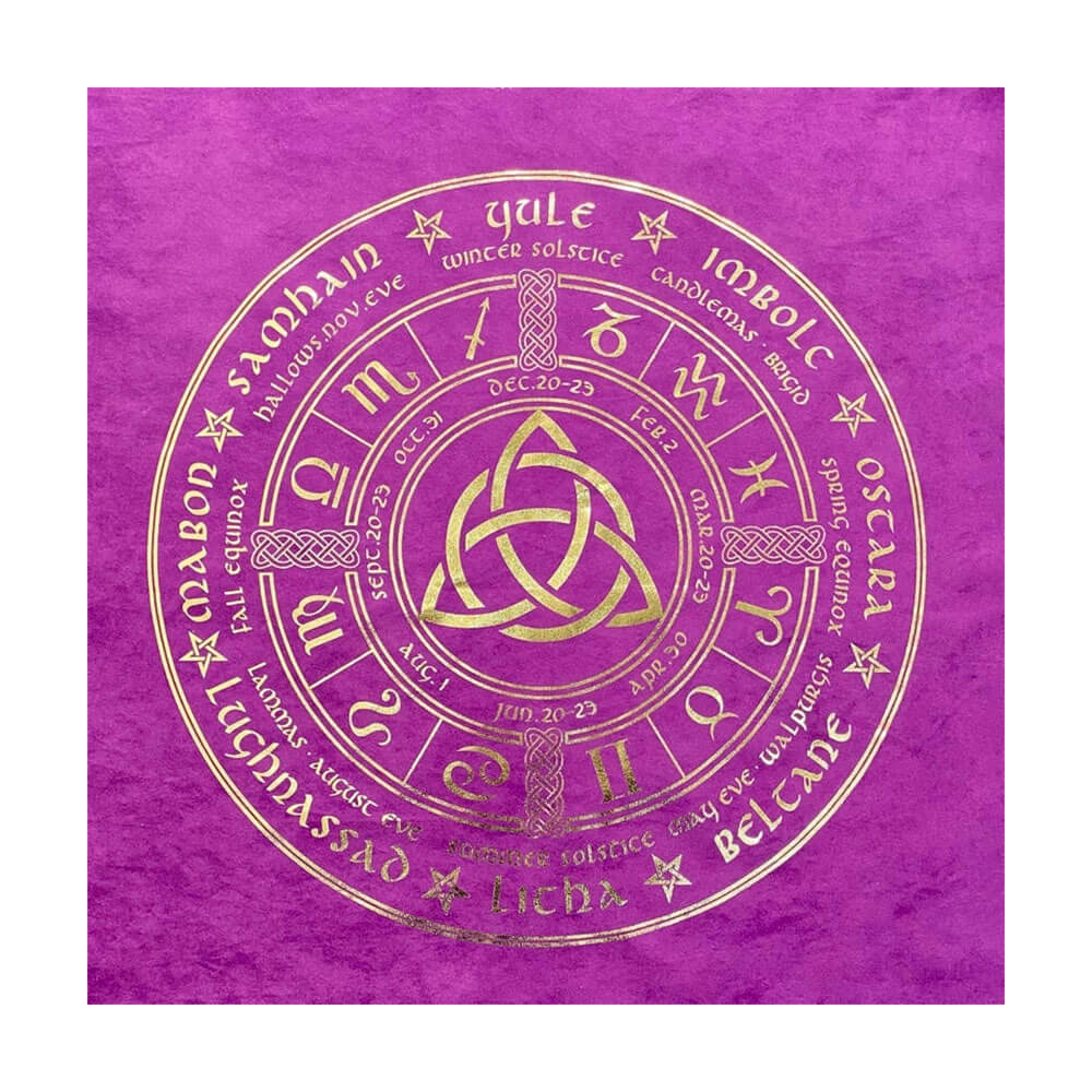 Purple Triquetra Tarot and Divination Mat